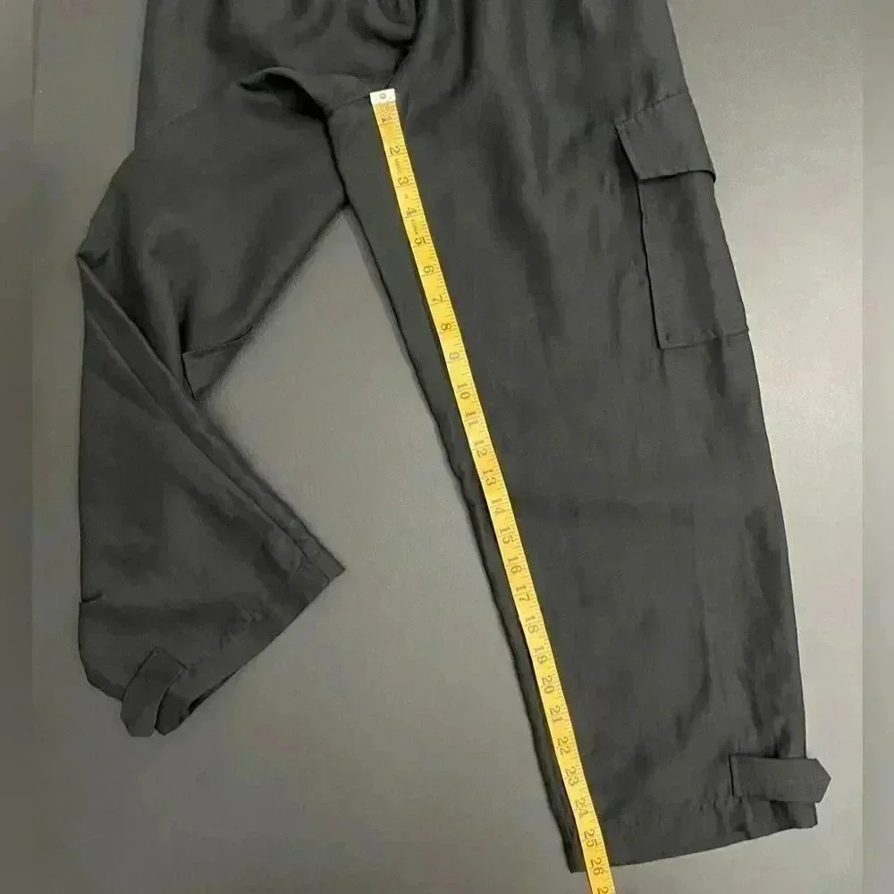 Aritzia Wilfred Straight Cargo Pants Size 2 Kafka Utility Black Like New